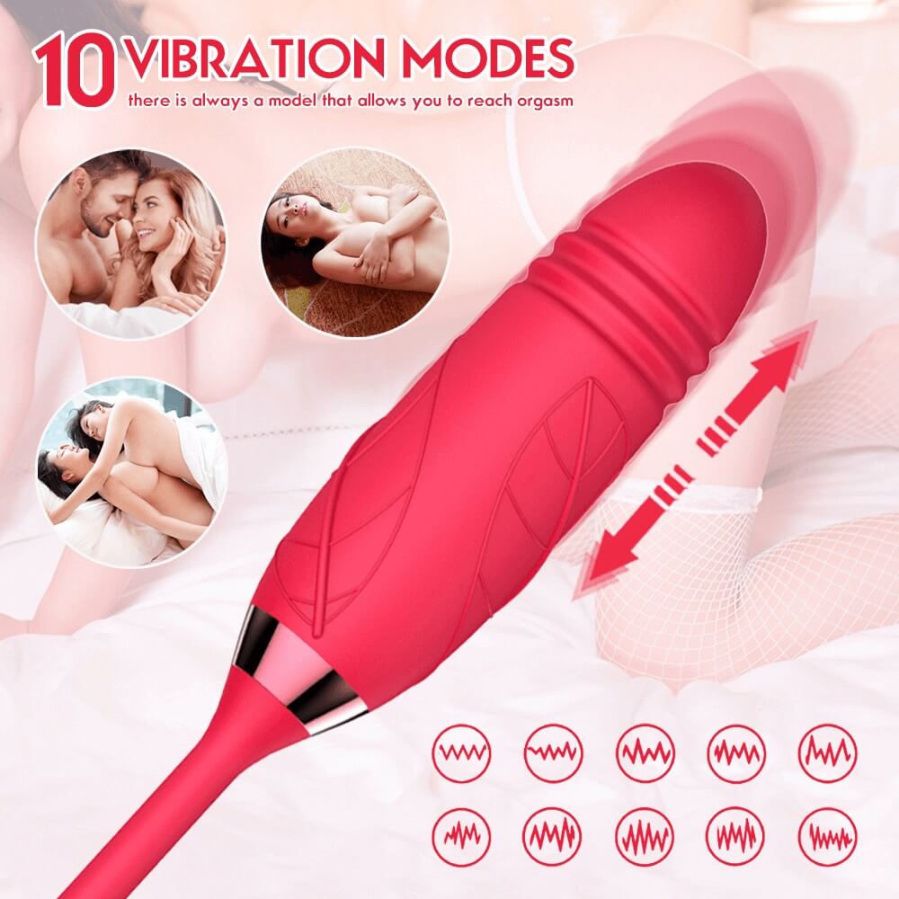 The Rose Toy with Vibrating Egg G spot Stimulator.